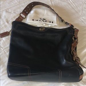 Leather Coach Purse HoBo bag.